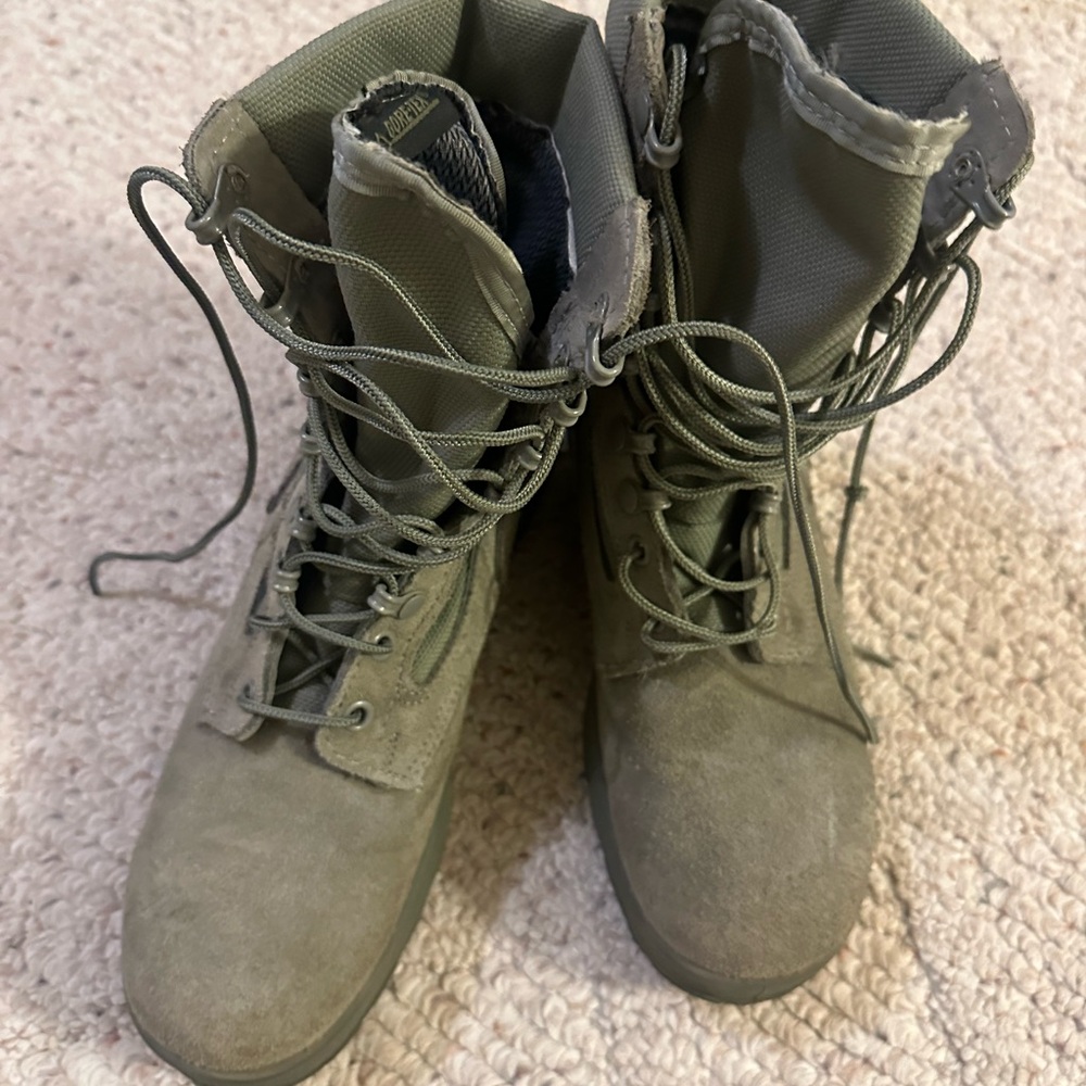 Military Style Lace-Up Boots